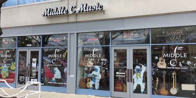 Middle C Music Store Front